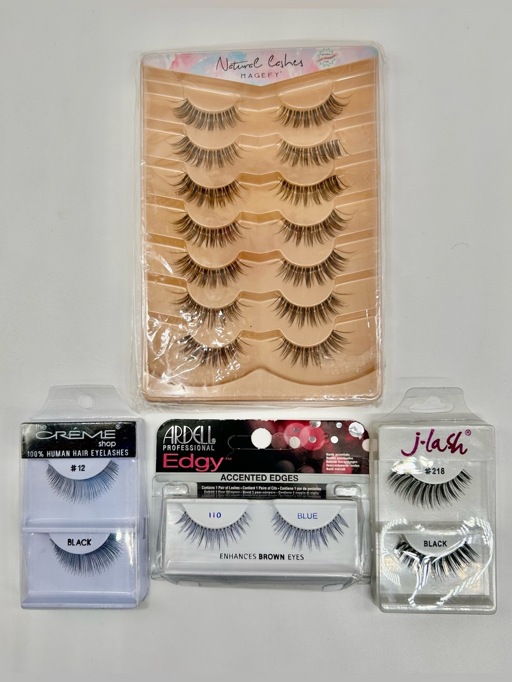 Natural False Eyelashes - Multi-Pack - Black NWT